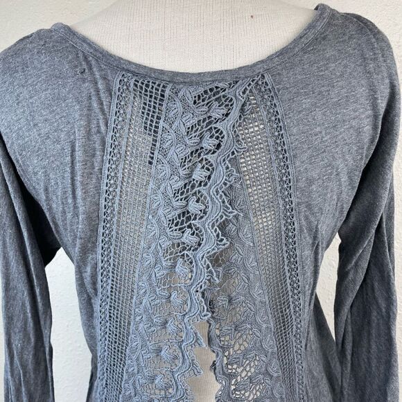 American Eagle Gray Top Size XS EUC - Picture 4 of 6
